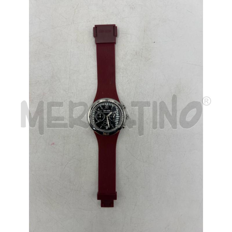 OROLOGIO DA POLSO HIP HOP CROMO QUADRANTE BLU | Mercatino dell'Usato Teramo 1