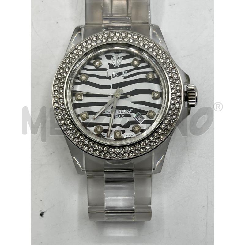 OROLOGIO DA POLSO IKE ZEBRATO E STRASS | Mercatino dell'Usato Teramo 1