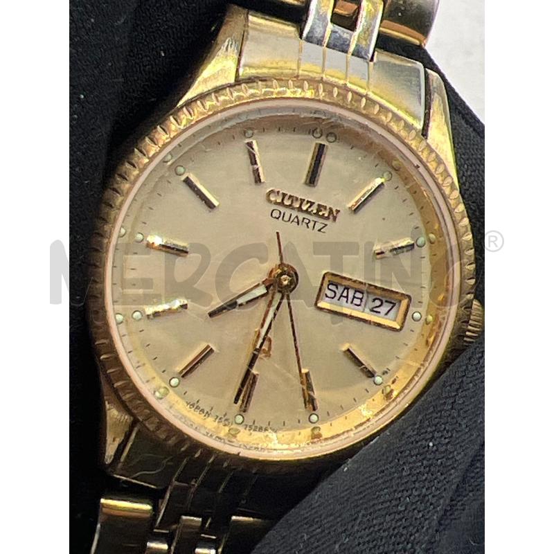 OROLOGIO DA POLSO LADY CITIZEN QUARTZ DORATO DAY DATE | Mercatino dell'Usato Teramo 2