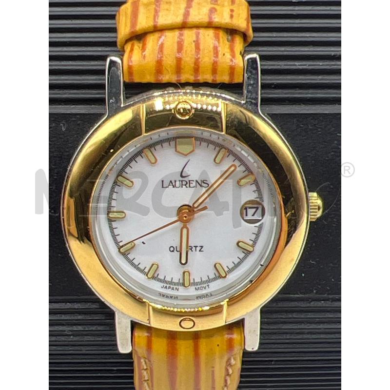 OROLOGIO DA POLSO LADY LAURENZ DORATO FONDO BIANCO | Mercatino dell'Usato Teramo 2