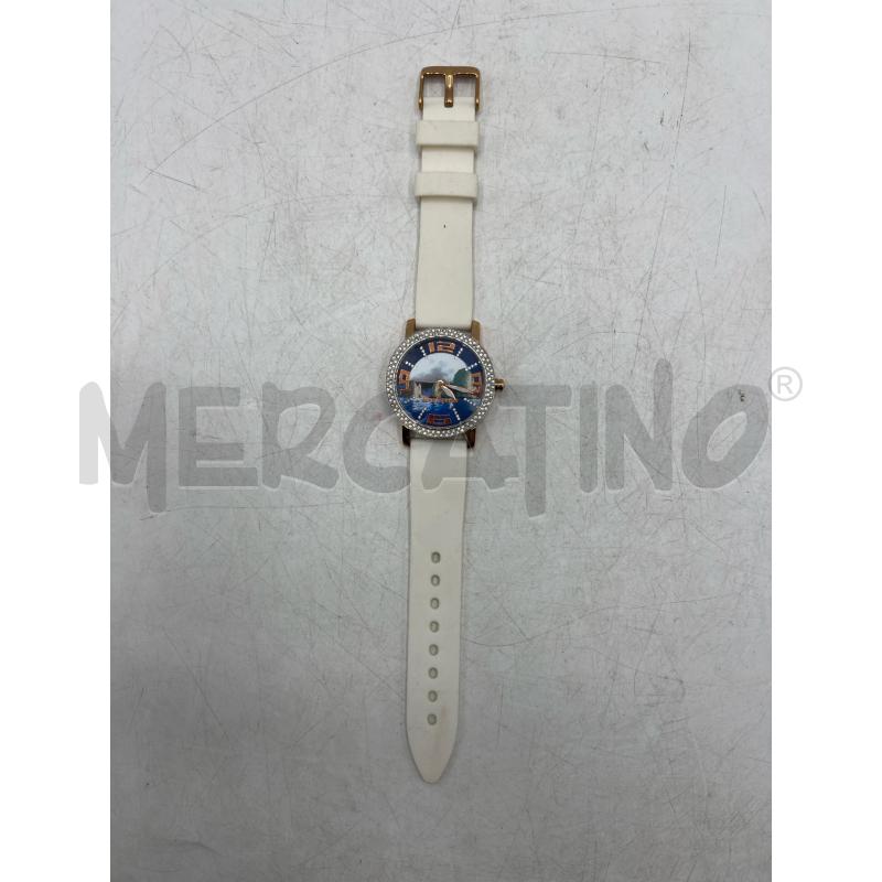OROLOGIO DA POLSO LUNA CAPRESE DIPINTO QUADRANTE CINTURINO GOMMA | Mercatino dell'Usato Teramo 3