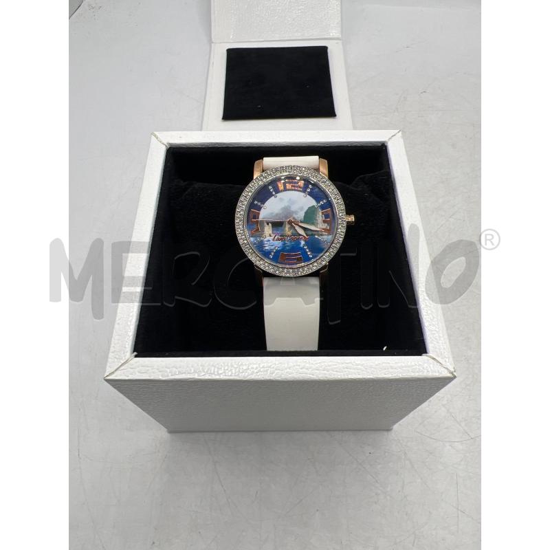 OROLOGIO DA POLSO LUNA CAPRESE DIPINTO QUADRANTE CINTURINO GOMMA | Mercatino dell'Usato Teramo 4