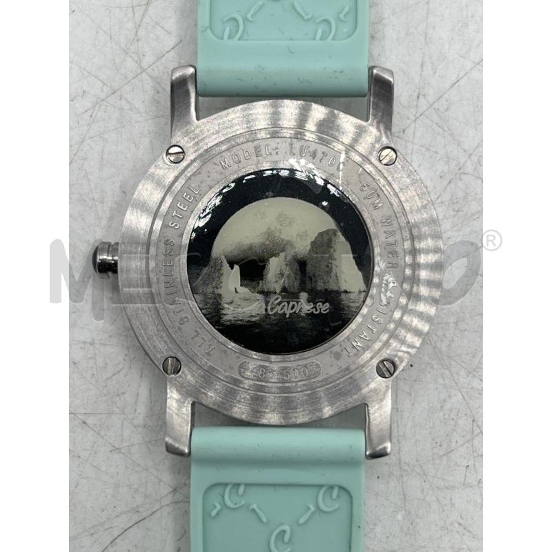 OROLOGIO DA POLSO LUNA CAPRESE DIPINTO QUADRANTE CINTURINO GOMMA | Mercatino dell'Usato Teramo 2