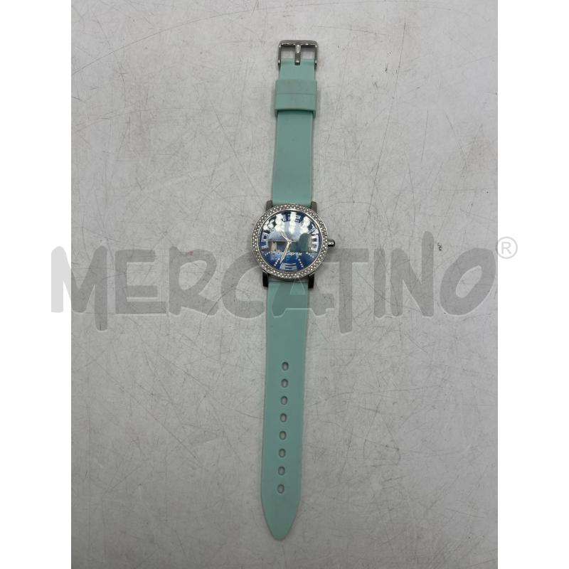 OROLOGIO DA POLSO LUNA CAPRESE DIPINTO QUADRANTE CINTURINO GOMMA | Mercatino dell'Usato Teramo 3
