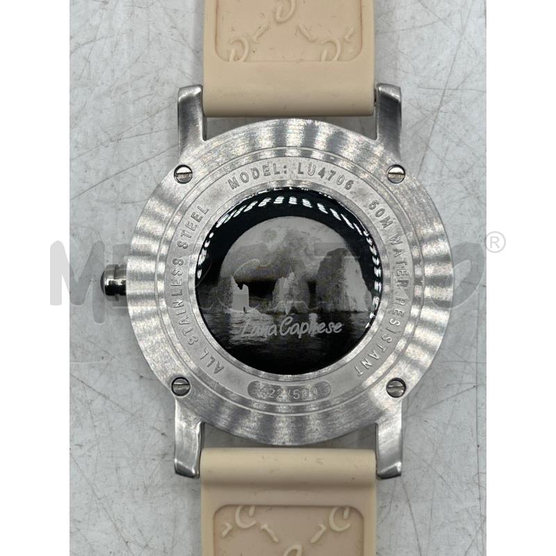 OROLOGIO DA POLSO LUNA CAPRESE DIPINTO QUADRANTE CINTURINO GOMMA | Mercatino dell'Usato Teramo 2