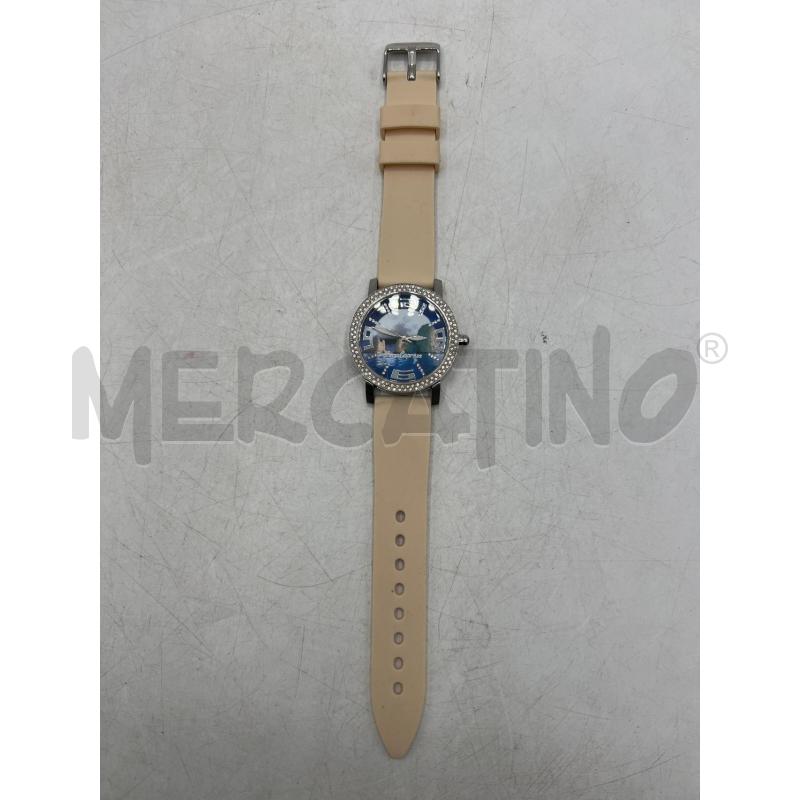 OROLOGIO DA POLSO LUNA CAPRESE DIPINTO QUADRANTE CINTURINO GOMMA | Mercatino dell'Usato Teramo 3
