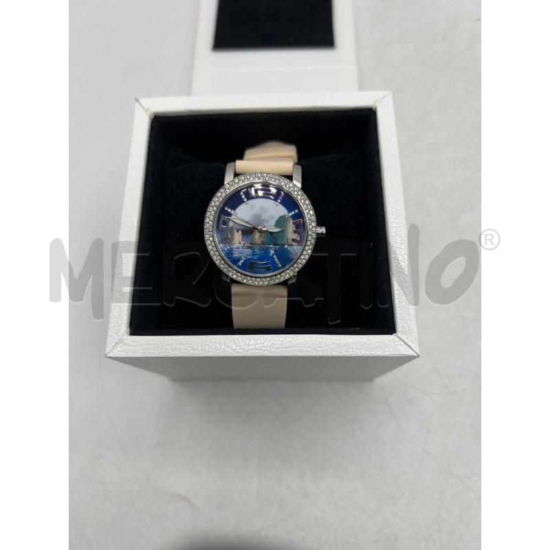 OROLOGIO DA POLSO LUNA CAPRESE DIPINTO QUADRANTE CINTURINO GOMMA | Mercatino dell'Usato Teramo 4