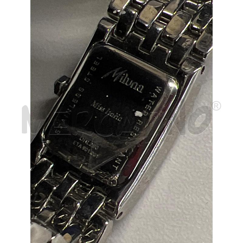OROLOGIO DA POLSO MILUNA ACCIAIO LADY DA COLLEZIONE  | Mercatino dell'Usato Teramo 2