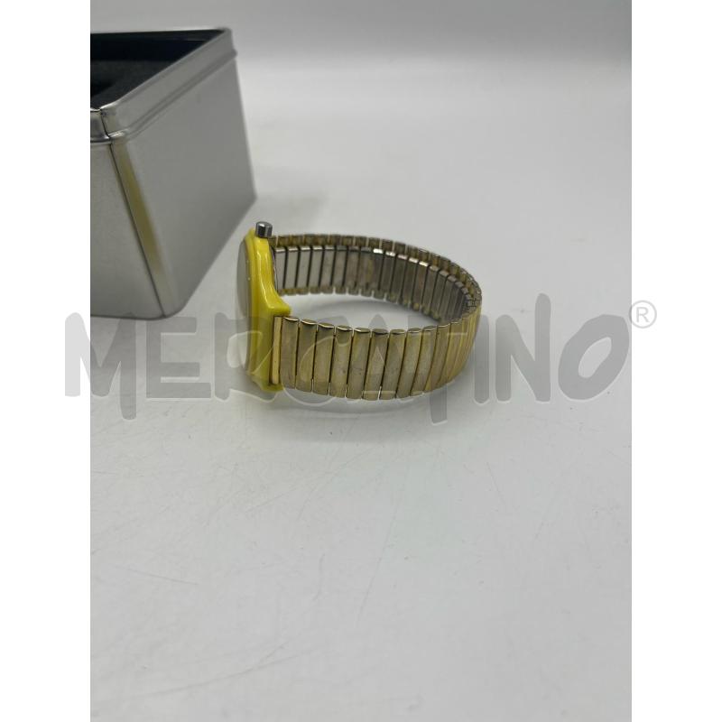 OROLOGIO DA POLSO PAUL WATCH GIALLO QUARTZ + CINTURINO MAGLIA | Mercatino dell'Usato Teramo 3