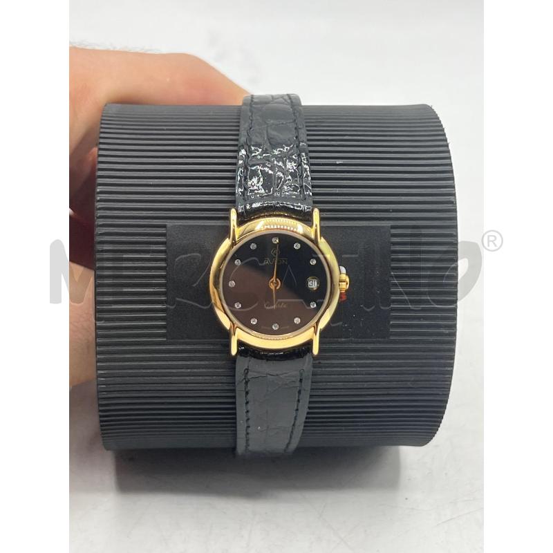OROLOGIO DA POLSO REVIUE LADY NERO STRASS CINTURINO NERO | Mercatino dell'Usato Teramo 1