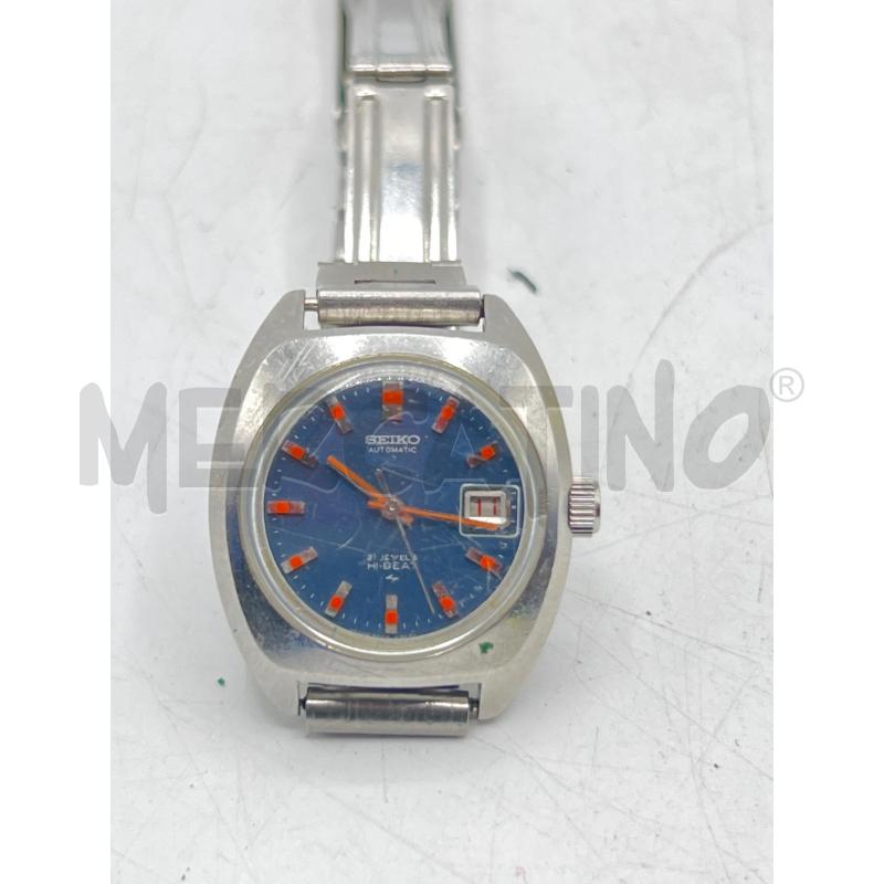 OROLOGIO DA POLSO SEIKO LADY VINTAGE AUTOMATIC 21 JEWELS HI BEAT QUAD BLU - DA RIV | Mercatino dell'Usato Teramo 1