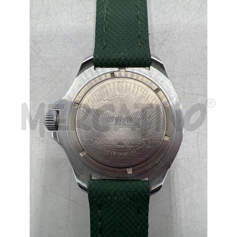 OROLOGIO DA POLSO SOVIETICO AUTOMATICO 17 RUBINI - DA RIVEDERE - CINTURINO VERDE  | Mercatino dell'Usato Teramo 2