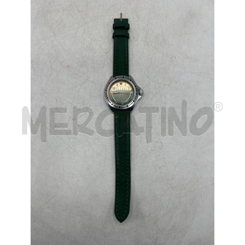 OROLOGIO DA POLSO SOVIETICO AUTOMATICO 17 RUBINI - DA RIVEDERE - CINTURINO VERDE  | Mercatino dell'Usato Teramo 3