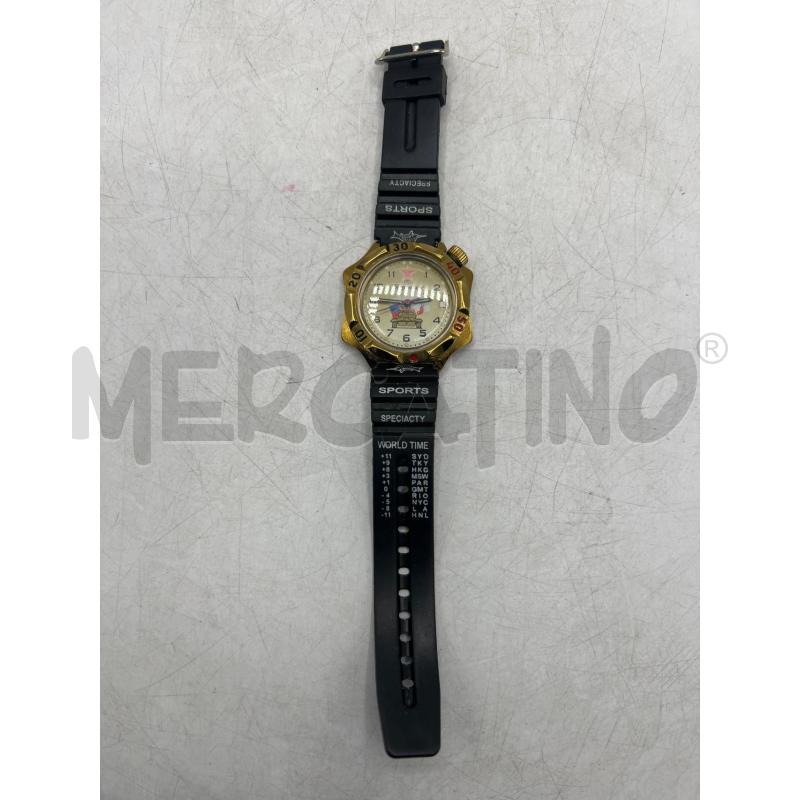 OROLOGIO DA POLSO UOMO VINTAGE WOSTOCK RUSSO DORATO  | Mercatino dell'Usato Teramo 3