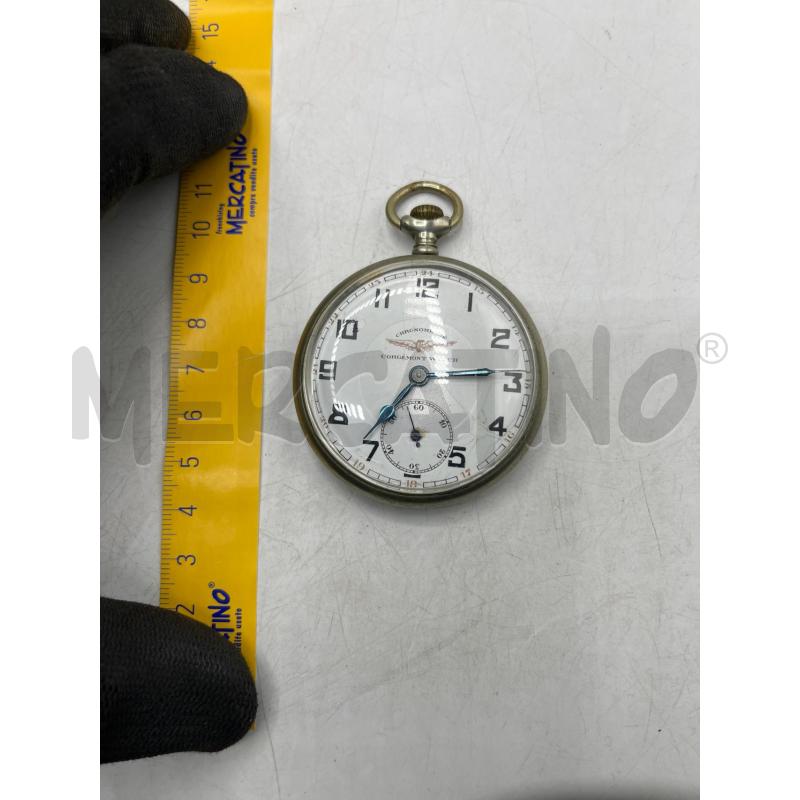 OROLOGIO DA TASCHINO CHRONOMETRE CORGEMONT WATCH DA COLLEZIONE . MECCANISMO DA RIV | Mercatino dell'Usato Teramo 4