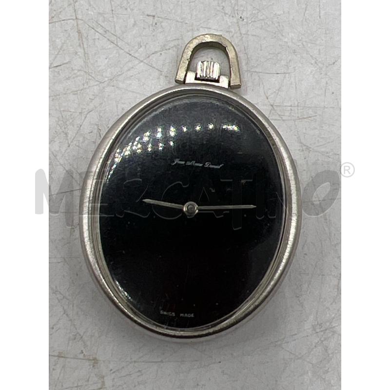 OROLOGIO DA TASCHINO VINTAGE JEAN MARIE DANIEL OVALE SWISS MADE A CARICA MANUALE QUADRANTE NERO +CAT | Mercatino dell'Usato Teramo 1