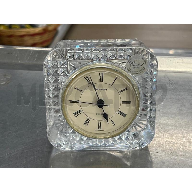 OROLOGIO DA TAVOLO CRISTALLO QUARTZ WEST GERMANY | Mercatino dell'Usato Teramo 1