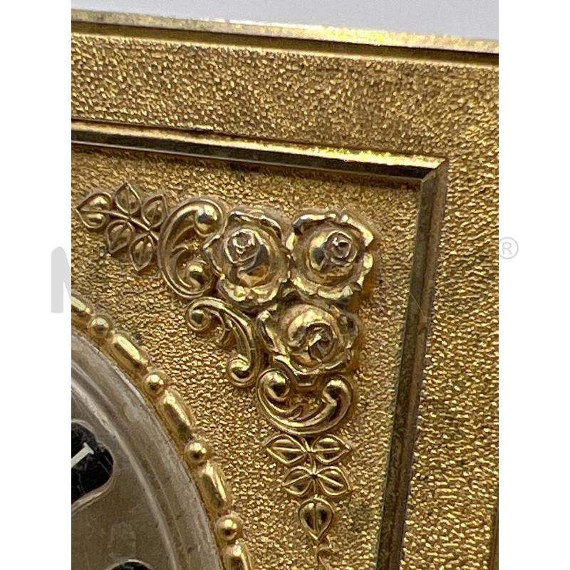 OROLOGIO DA TAVOLO EPOCA DORATO BLESSING WEST GERMANY | Mercatino dell'Usato Teramo 3