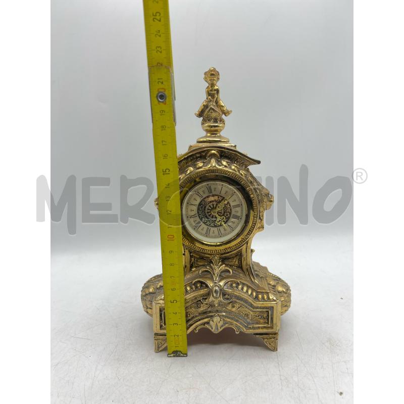 OROLOGIO DA TAVOLO OTTONE EPOCA INCISO STILE VITTORIANO WEST GERMANY  | Mercatino dell'Usato Teramo 5