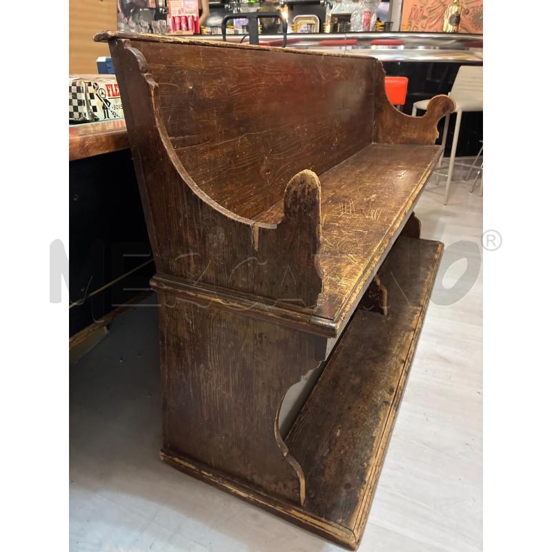 PANCA LEGNO RUSTICA ORIGINALE D'EPOCA  | Mercatino dell'Usato Teramo 3