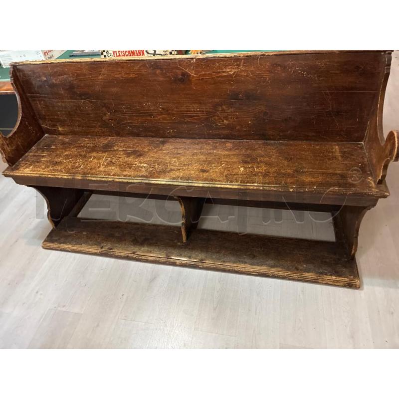 PANCA LEGNO RUSTICA ORIGINALE D'EPOCA  | Mercatino dell'Usato Teramo 4