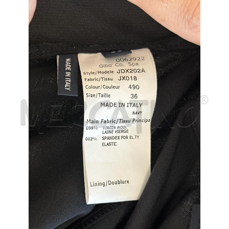 PANTALONE DONNA JIL SANDER NERO ELASTICO IN VITA  | Mercatino dell'Usato Teramo 3