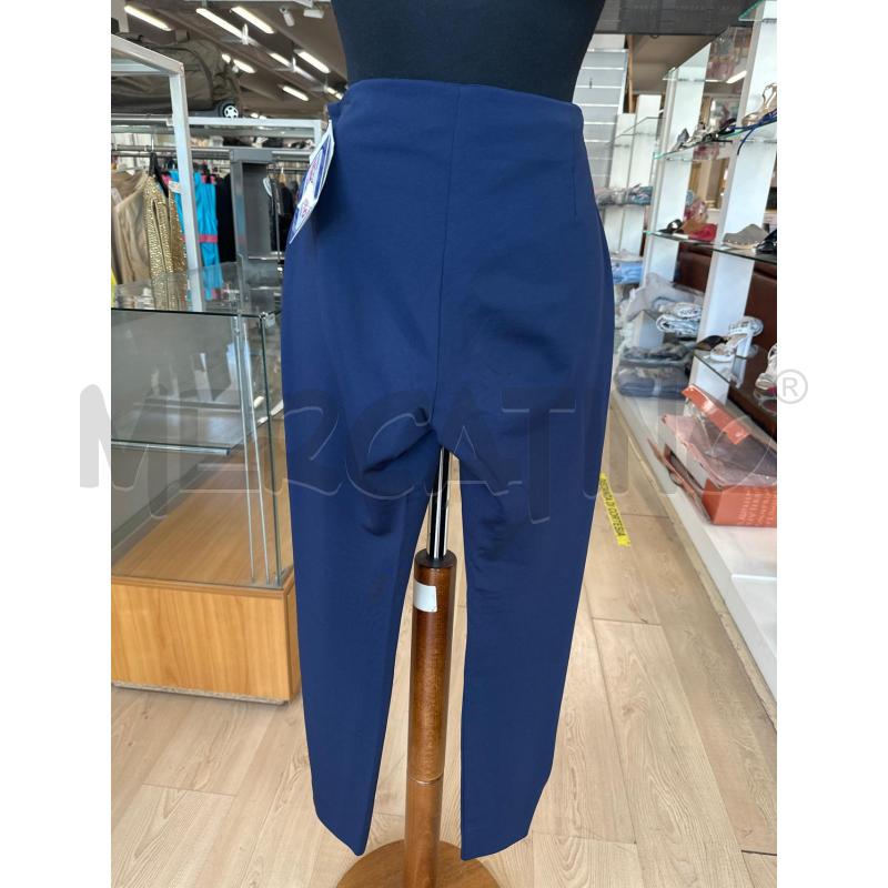 PANTALONE DONNA MALIPARMI BLU NOTTE ZIP LATERALE | Mercatino dell'Usato Teramo 3