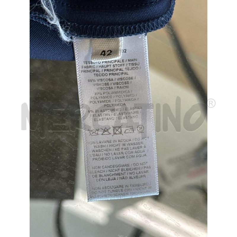 PANTALONE DONNA MALIPARMI BLU NOTTE ZIP LATERALE | Mercatino dell'Usato Teramo 4