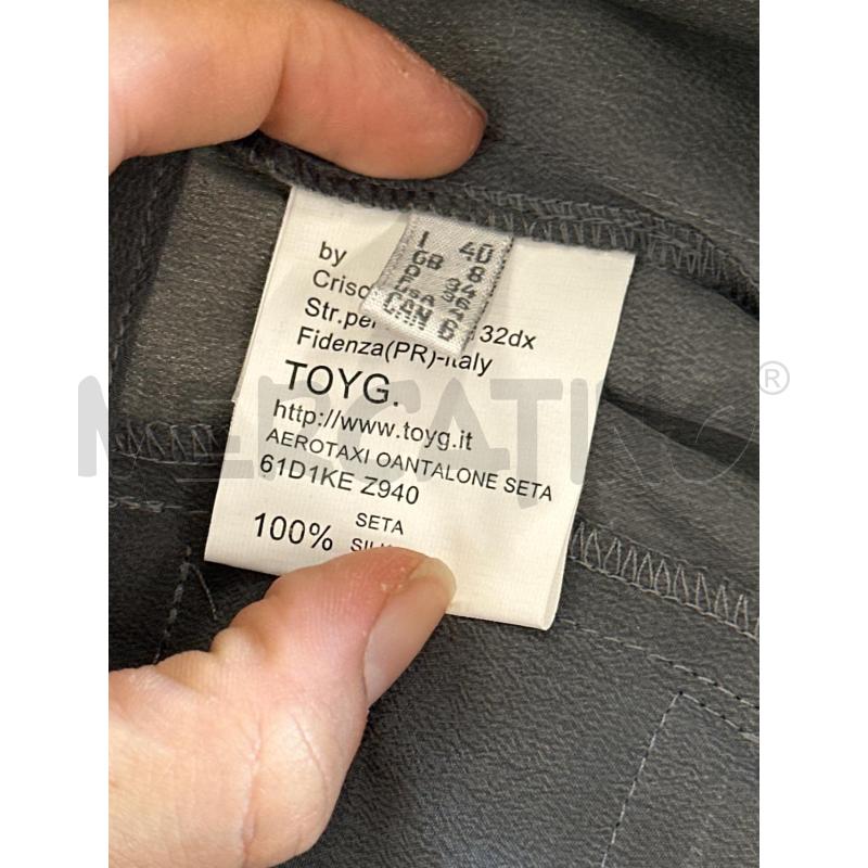 PANTALONE DONNA TOY G GRIGIO PIOMBO  | Mercatino dell'Usato Teramo 4