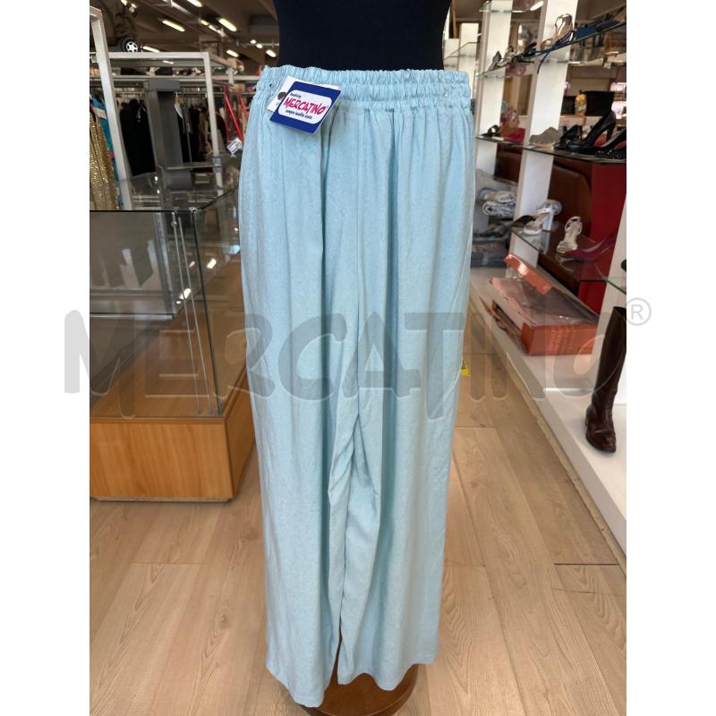 PANTALONE DONNA WU SIDE VERDE ACQUA  | Mercatino dell'Usato Teramo 3
