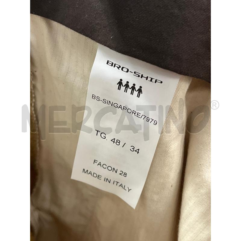 PANTALONE UOMO BRO- SHIP COL SENAPE | Mercatino dell'Usato Teramo 4