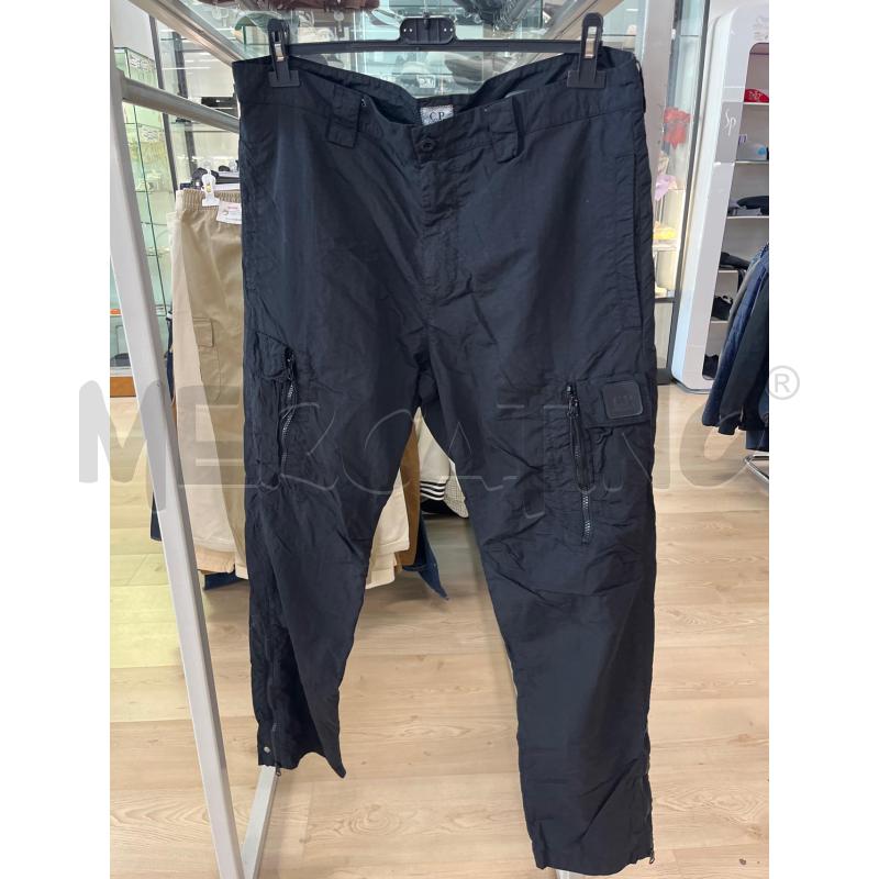 PANTALONE UOMO CP COMPANY NERO TASCHE LATERALI CON ZIP | Mercatino dell'Usato Teramo 1