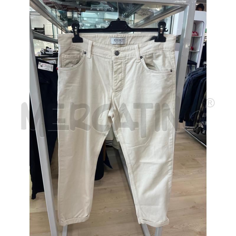 PANTALONE UOMO EXIBIT BEIGE CHIARO CON RISVOLTO | Mercatino dell'Usato Teramo 1