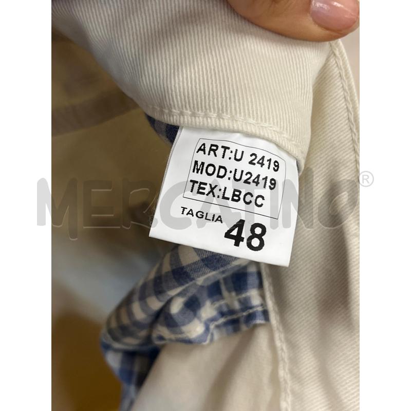 PANTALONE UOMO EXIBIT BEIGE CHIARO CON RISVOLTO | Mercatino dell'Usato Teramo 4