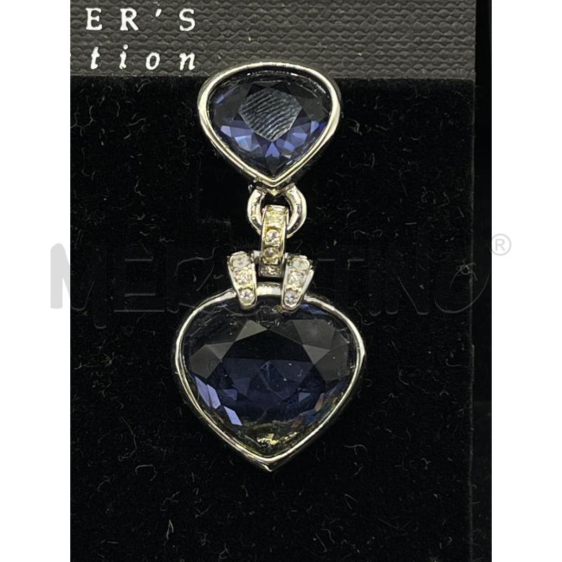 PARURE SWAROVSKI OCEANIC HEART VIOLA ORECCHINI E COLLANA | Mercatino dell'Usato Teramo 2