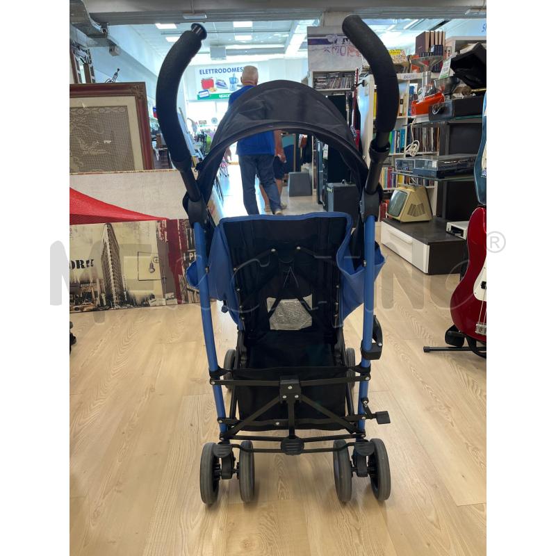 PASSEGGINO CHICCO AZZURRO E NERO CHIUSURA FACILE | Mercatino dell'Usato Teramo 3