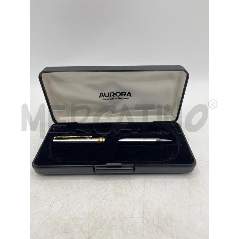 PENNA A SFERA AURORA INOX E DORATA | Mercatino dell'Usato Teramo 1