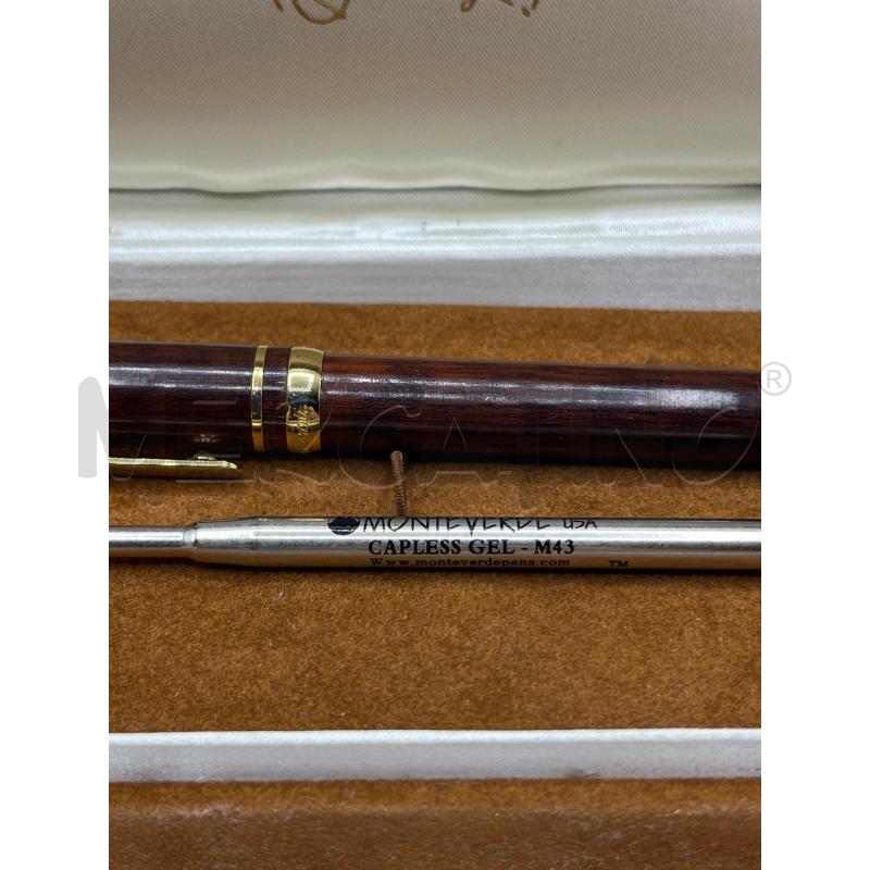 PENNA A SFERA IN LEGNO ELEGANTE VINTAGE DUE TORRI DAVIDE TESSARI DA COLLEZIONE | Mercatino dell'Usato Teramo 2