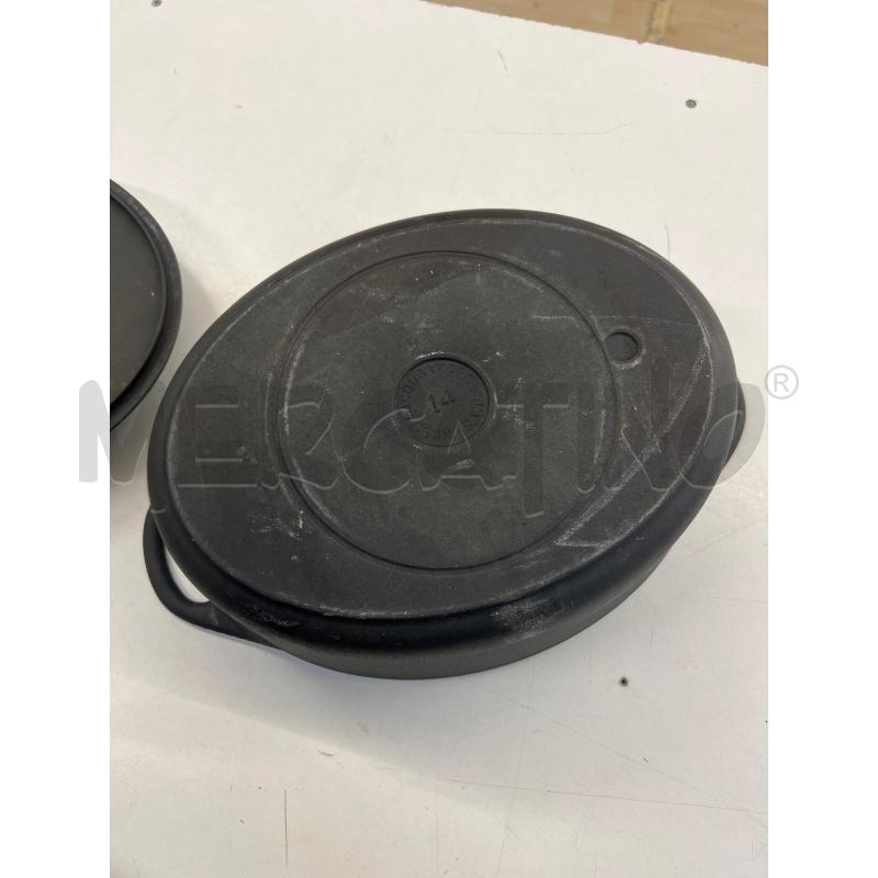 PENTOLA CASSERUOLA OVALE FRANCESE T GHISA - COUSANCES   | Mercatino dell'Usato Teramo 4