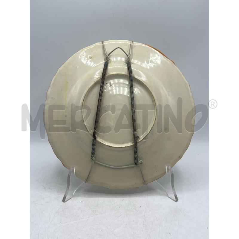 PIATTINO CERAMICA DIPINTO UCCELLINO PAEASGGIO | Mercatino dell'Usato Teramo 2