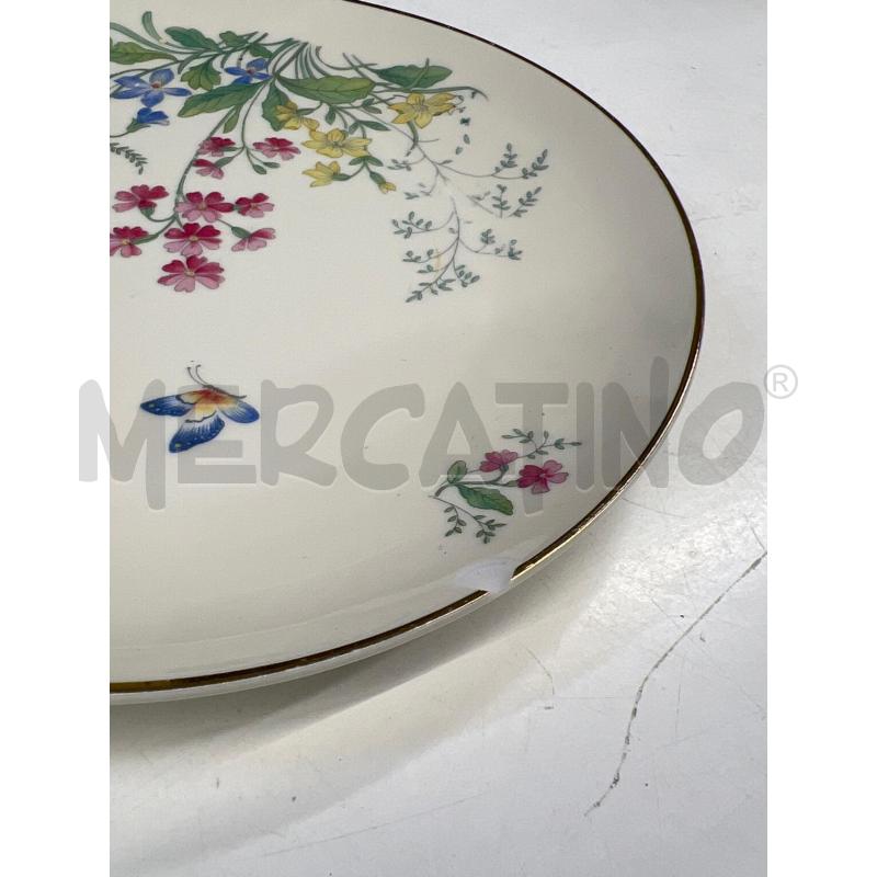 PIATTI PZ. 6 PORCELLANA WINTERLING BAVARIA BORDO DROATO DECORAZIONE FLOREALE  | Mercatino dell'Usato Teramo 4