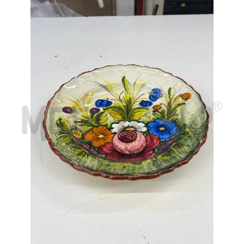 PIATTO CERAMICA CASTELLI FIORE | Mercatino dell'Usato Teramo 1