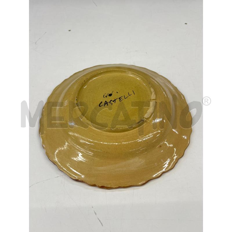 PIATTO CERAMICA CASTELLI FIORE | Mercatino dell'Usato Teramo 2