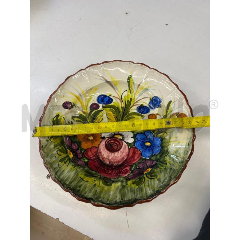 PIATTO CERAMICA CASTELLI FIORE | Mercatino dell'Usato Teramo 4