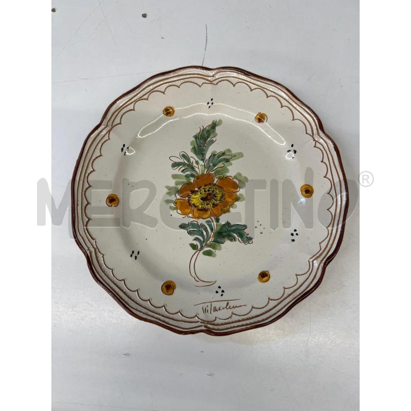 PIATTO CERAMICHE SAN BERNARDINO L'AQUILA FIORACCIO  | Mercatino dell'Usato Teramo 1