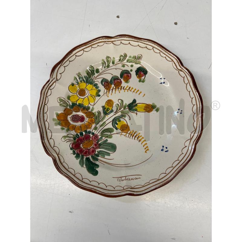 PIATTO CERAMICHE SAN BERNARDINO L'AQUILA FIORACCIO  | Mercatino dell'Usato Teramo 1