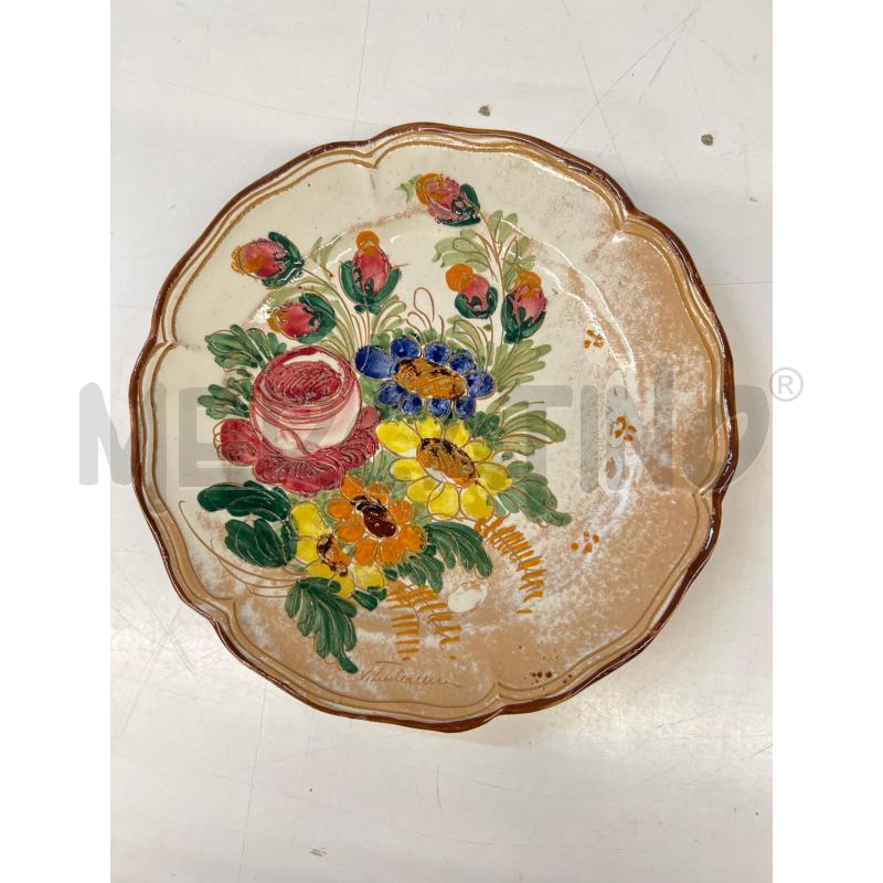PIATTO CERAMICHE SAN BERNARDINO L'AQUILA FIORACCIO  | Mercatino dell'Usato Teramo 1