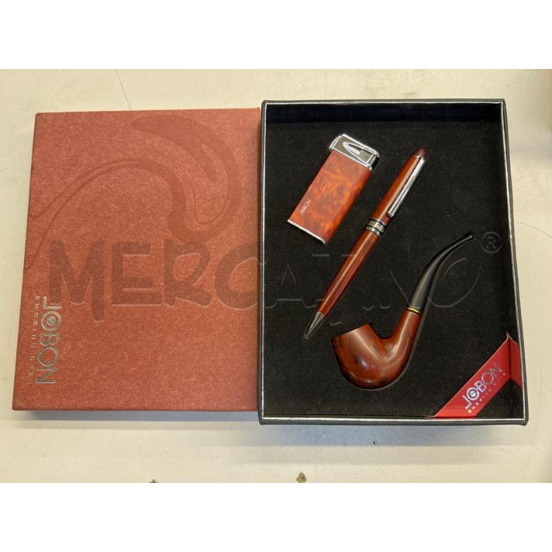 PIPA PENNA SFERA E ACCENDINO CONFEZIONE REGALO JOBON | Mercatino dell'Usato Teramo 1