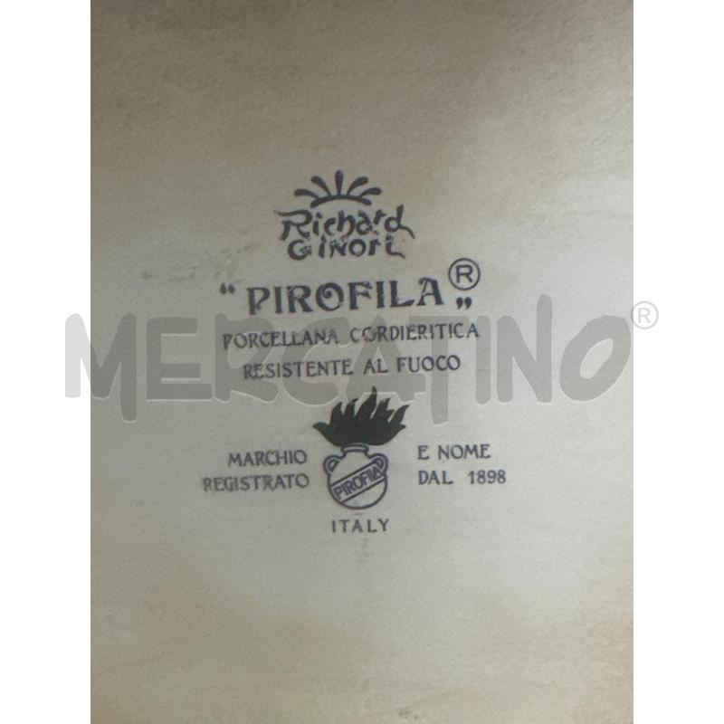 PIROFILA OVALE RICHARD GINORI STAMPA PISELLINI | Mercatino dell'Usato Teramo 2