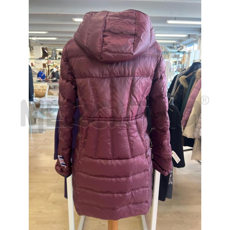 PIUMINO DONNA TER CARACTERE BORDEAUX CON CAPPUCCIO STELLE TOPPE | Mercatino dell'Usato Teramo 2